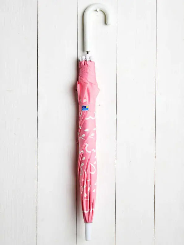 GRASS & AIR Little Kids Colour-Revealing Umbrella in Baby Pink