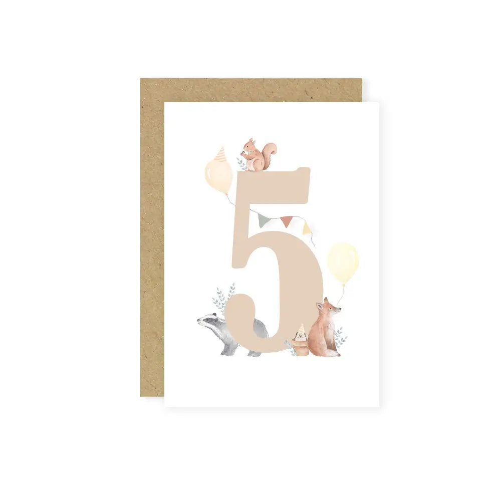 5th Birthday Card | Kid’S Birthday Cards | Special Age Cards