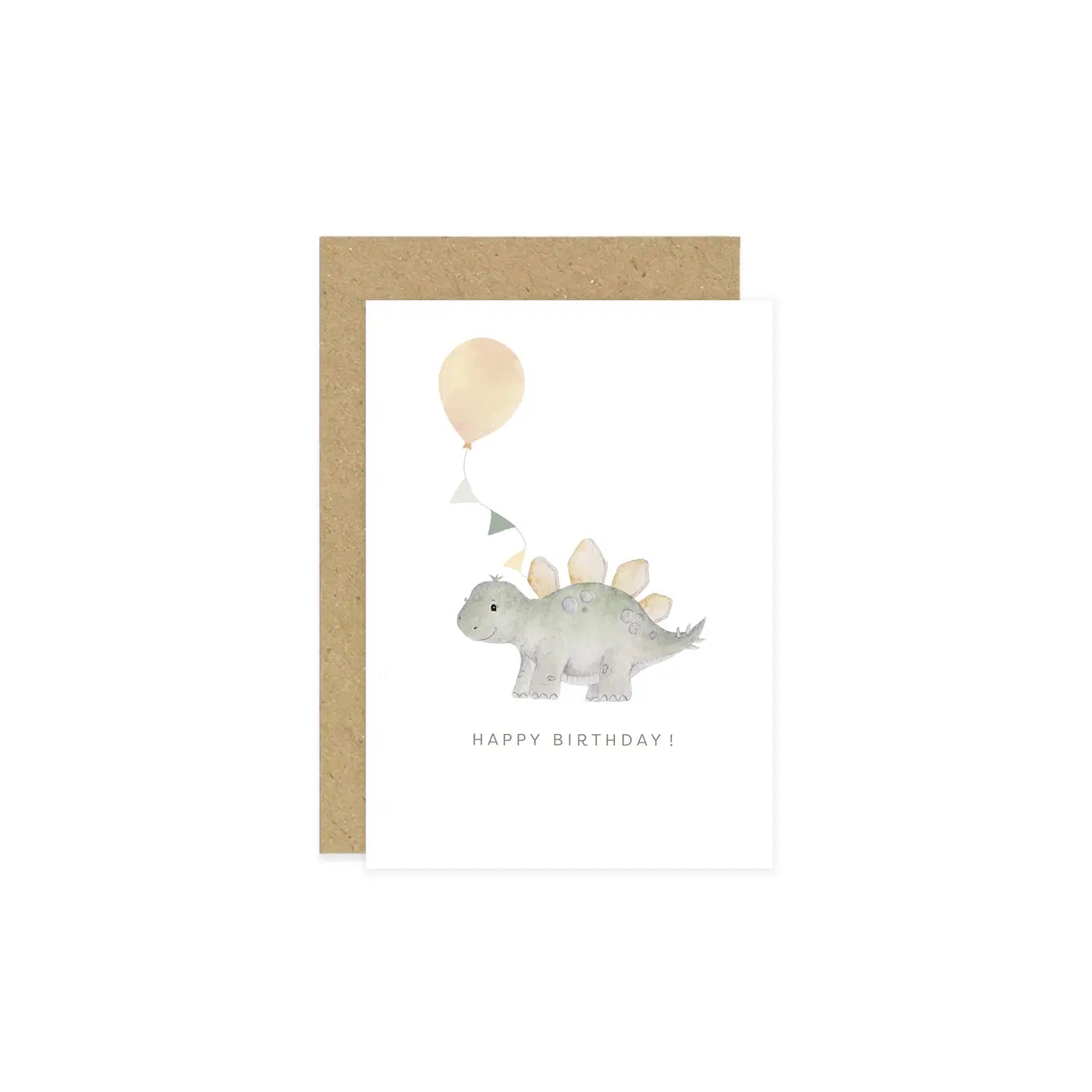 Children's Dinosaur Birthday Card | Stegosaurus Card