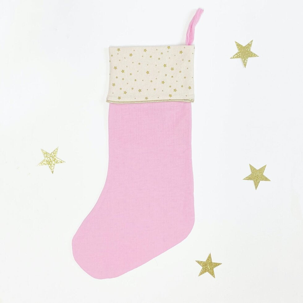 Rockahula Kids Starry Christmas Stocking Pink