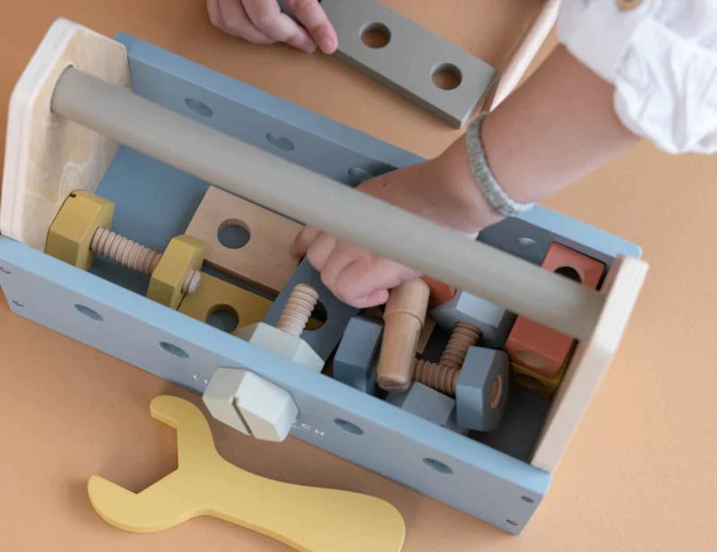 Little Dutch Wooden Toolbox - Blue