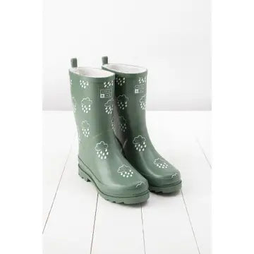 Khaki Adult Colour-Changing Winter Wellies