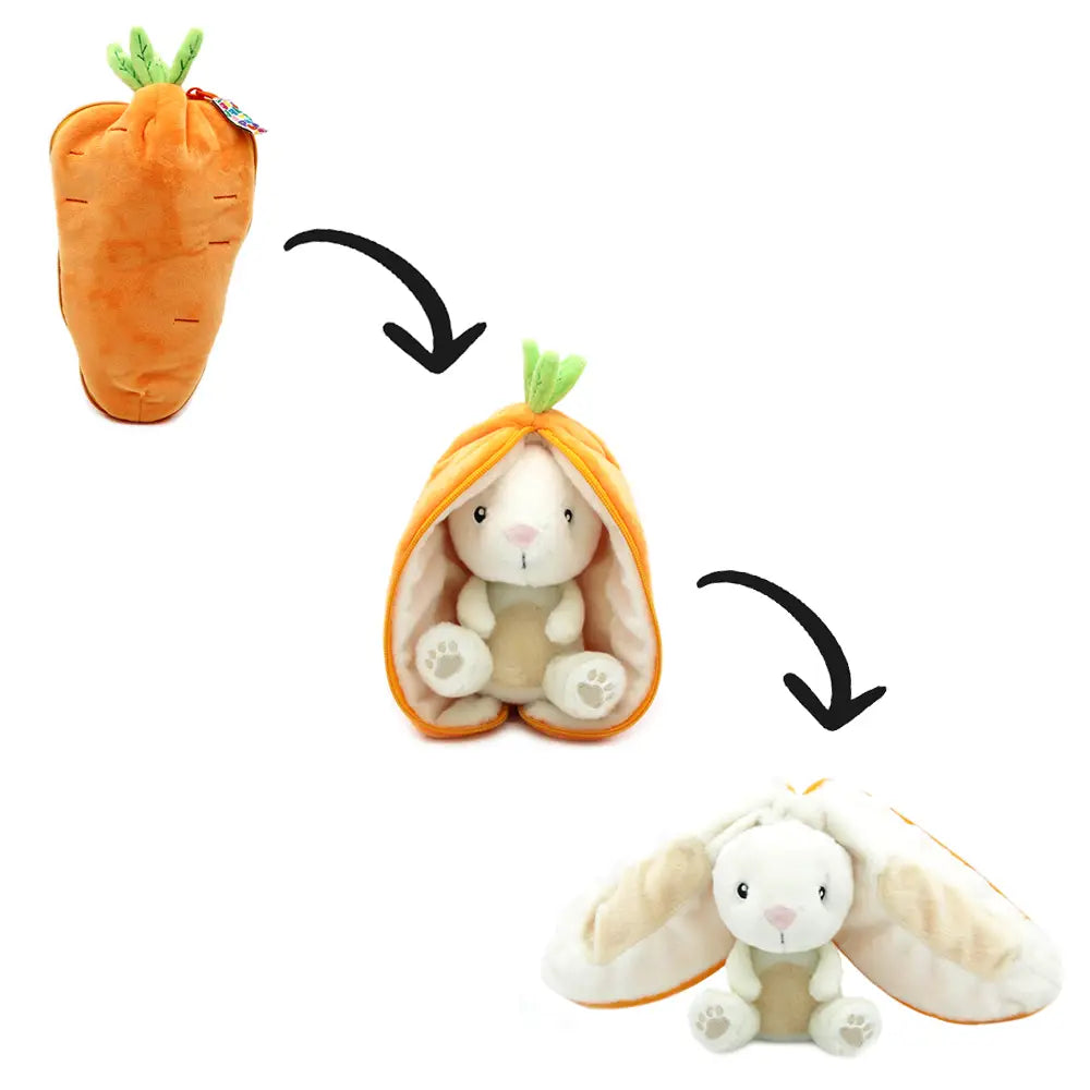 Flipetz - Gadget the Bunny/Carrot 2-in-1 Teddy