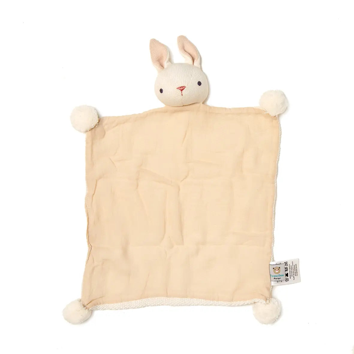 Baby Threadbare Cream Bunny Comforter