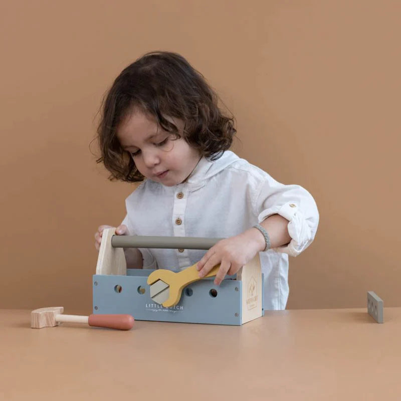 Little Dutch Wooden Toolbox - Blue