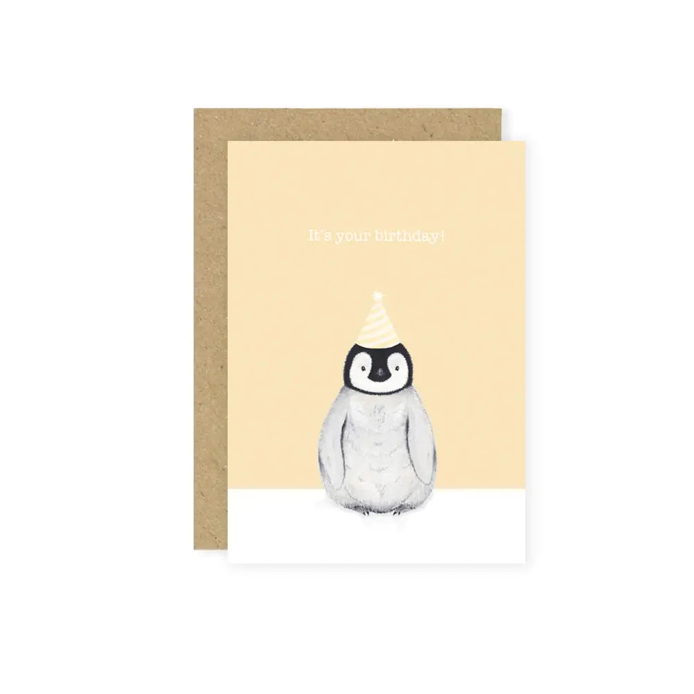 Penguin Birthday Card | Kid’S Birthday Cards | All Ages Card