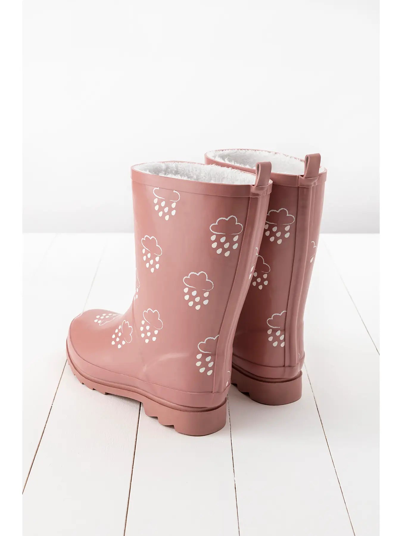 GRASS & AIR Rose Adult Colour-Changing Winter Wellies