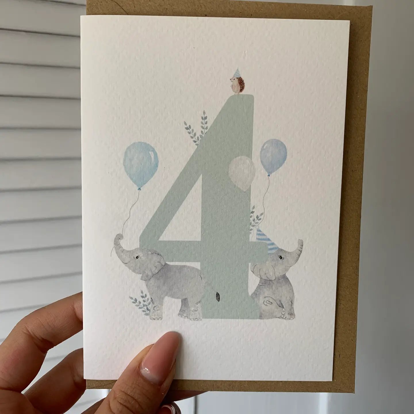 4th Birthday Card | Special Age Cards | Kids Birthday Cards