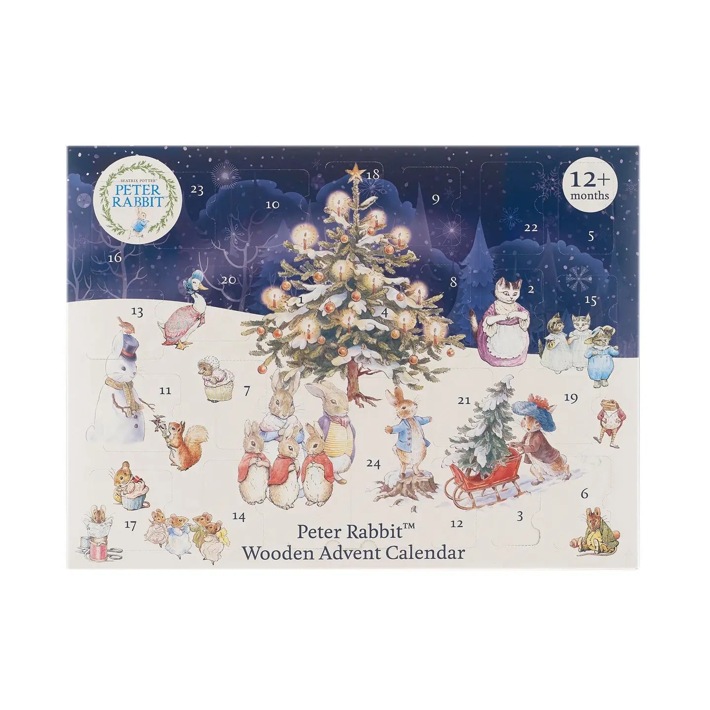 Peter Rabbit™ Wooden Advent Calendar