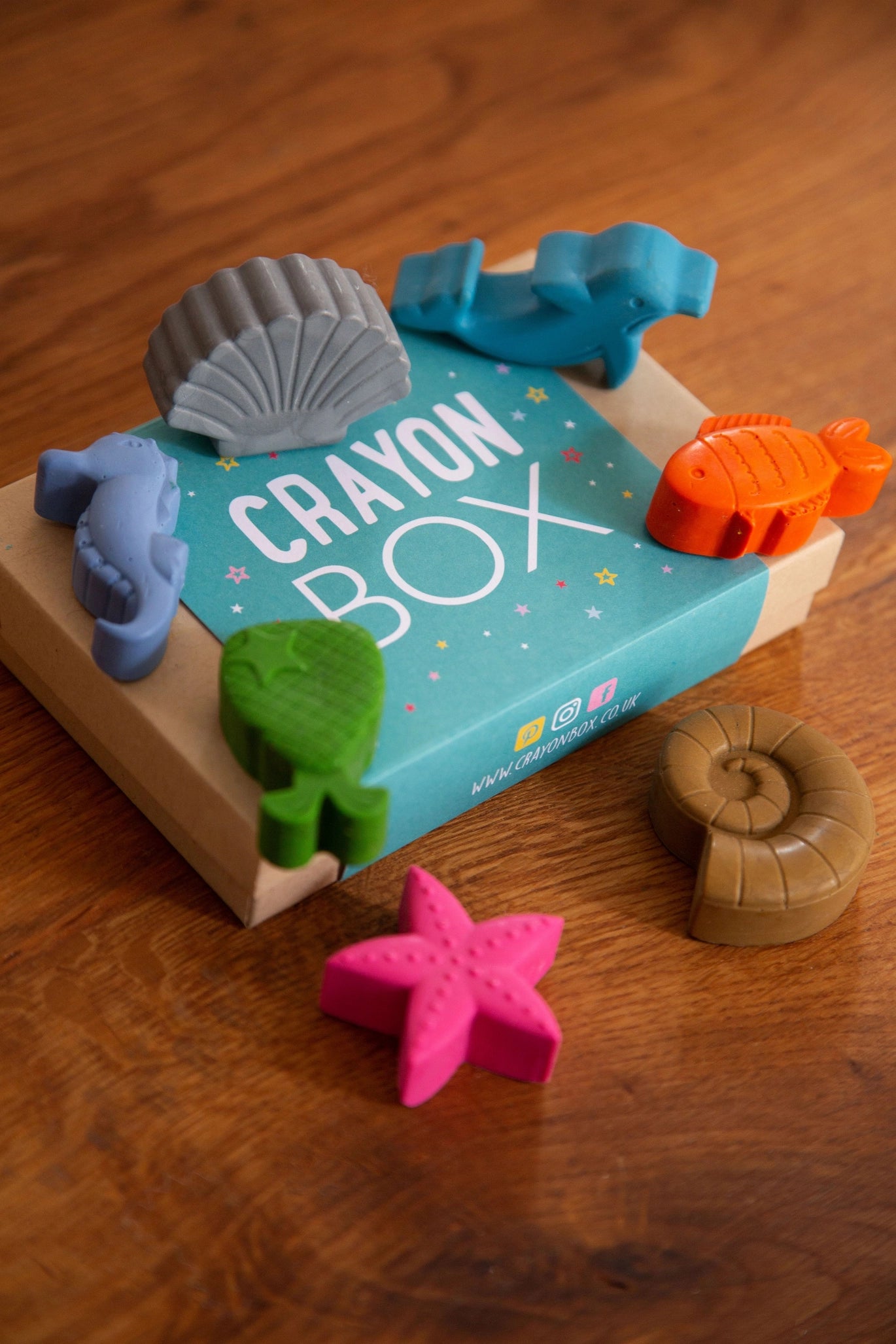 Crayon Box Under the Sea Wax Crayons