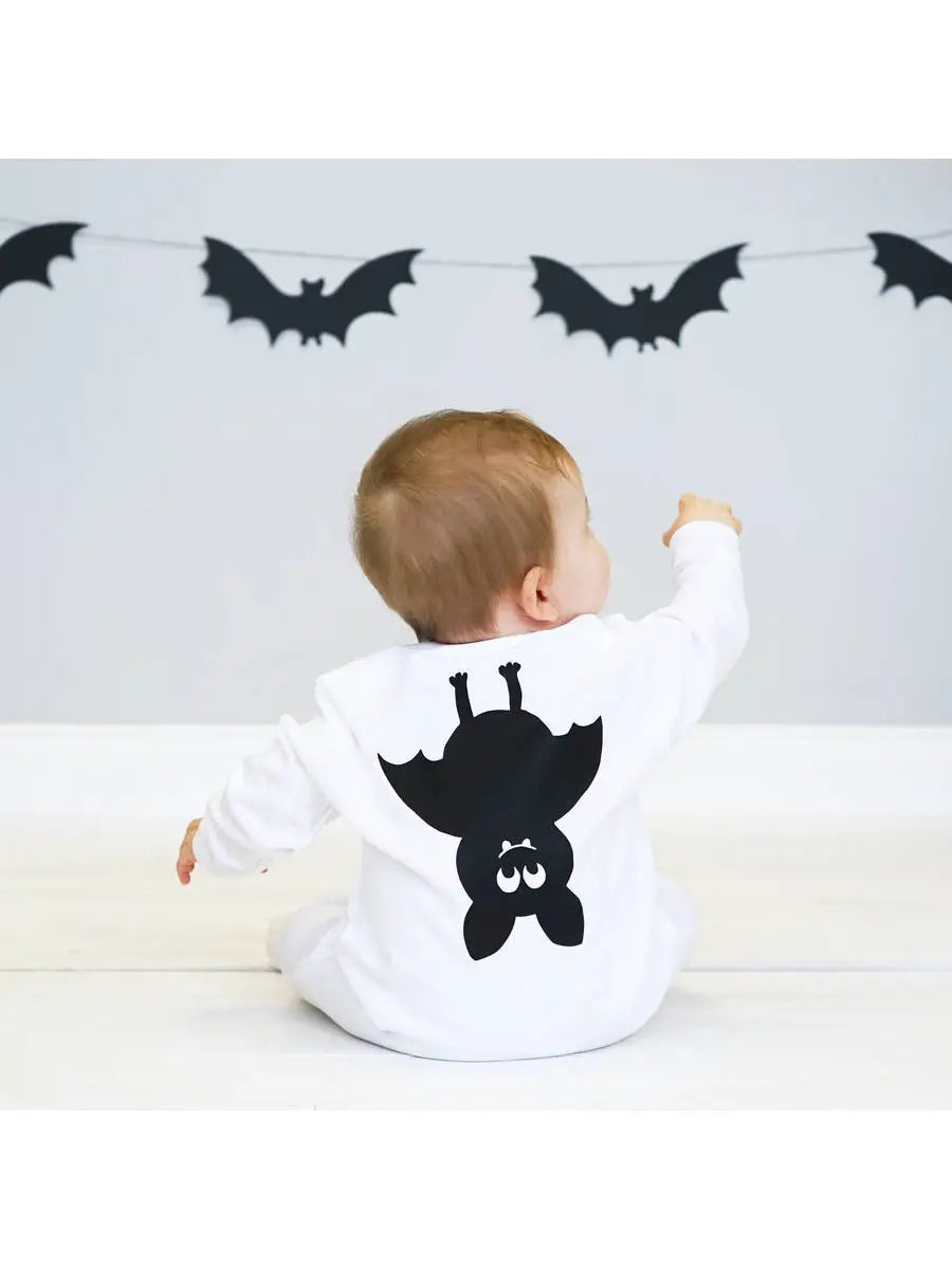 Halloween Bat Baby Sleepsuit