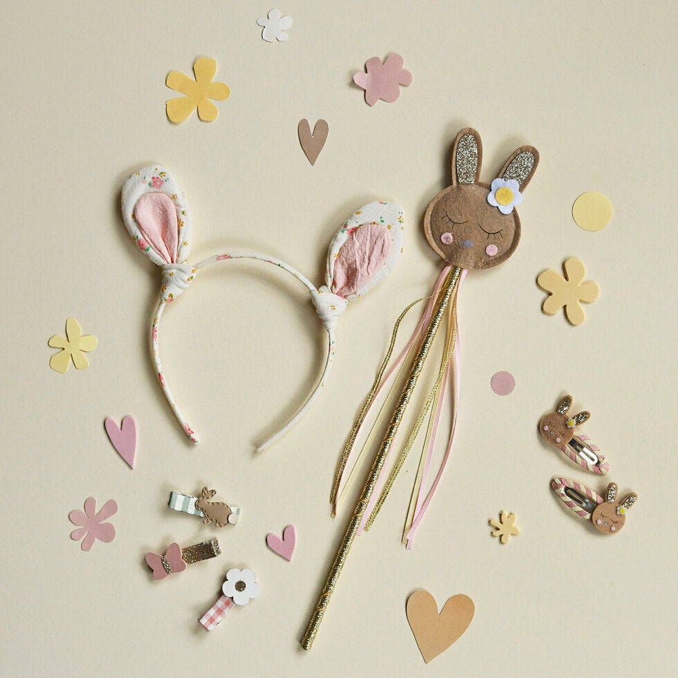 Rockahula Kids Stripy Bunny Clips