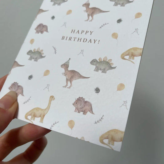 Dinosaur Birthday Card | Children's Birthday Card