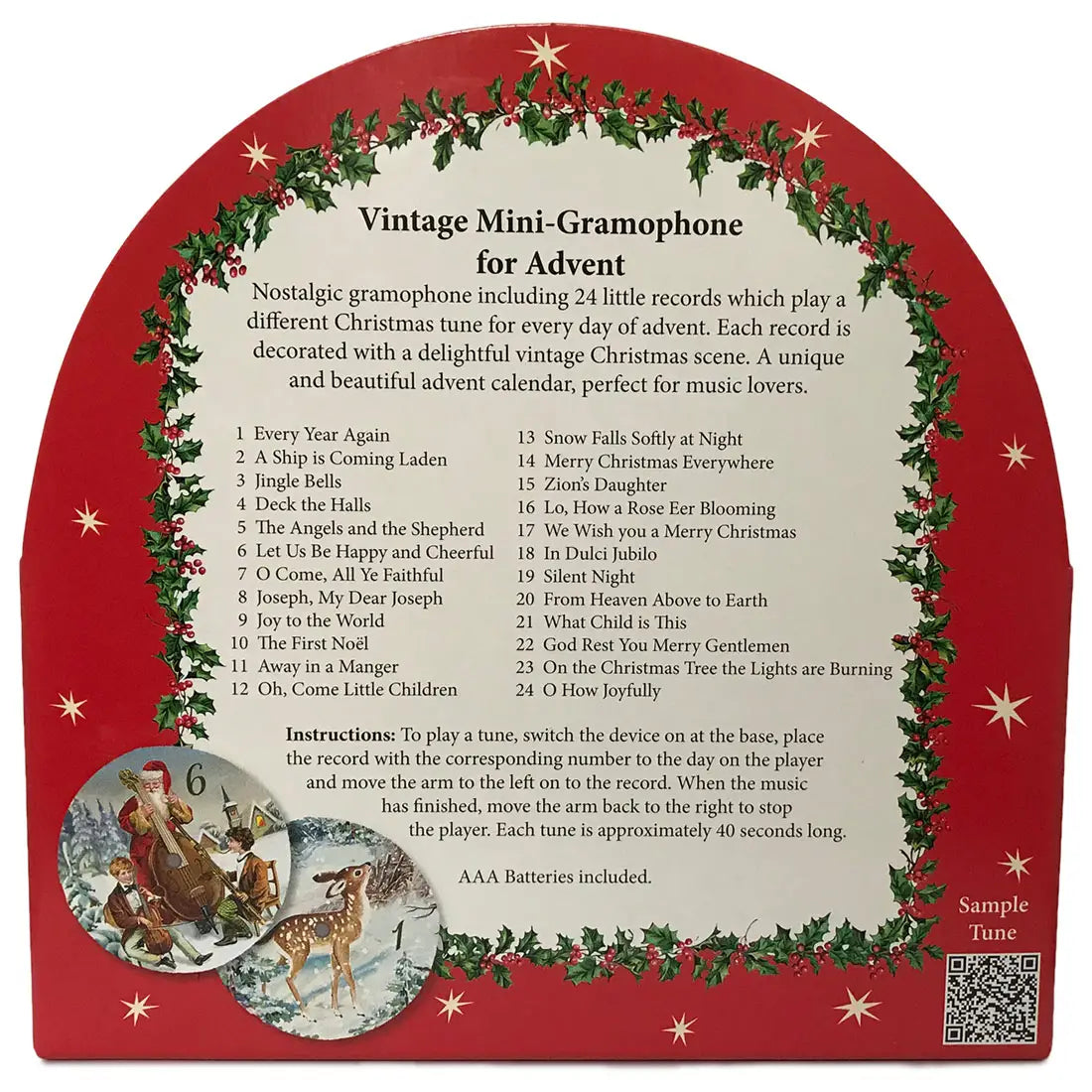 Vintage Gramophone Christmas Carols At Night Gramophone