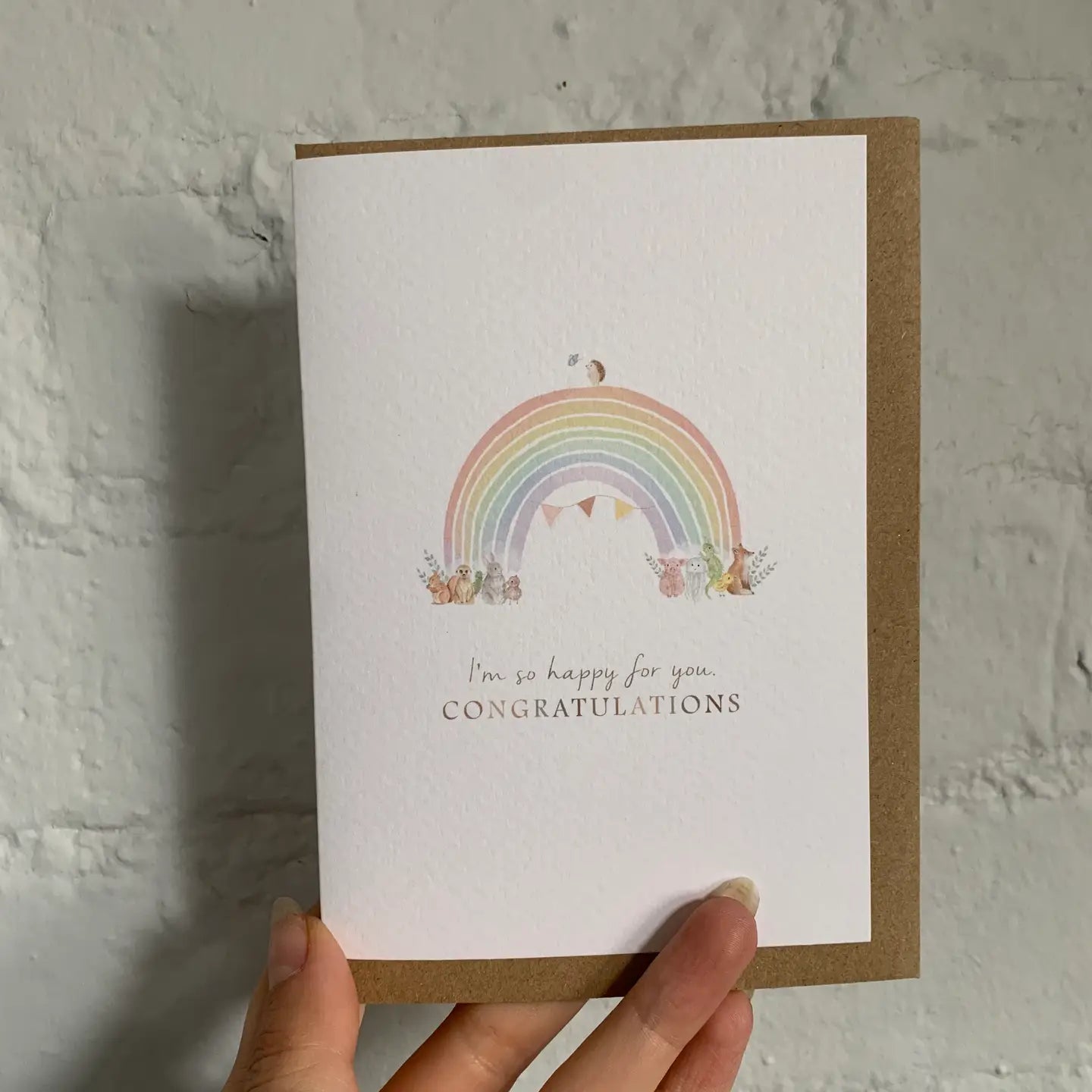 Rainbow Baby Card | New Baby Cards | New Parents Card