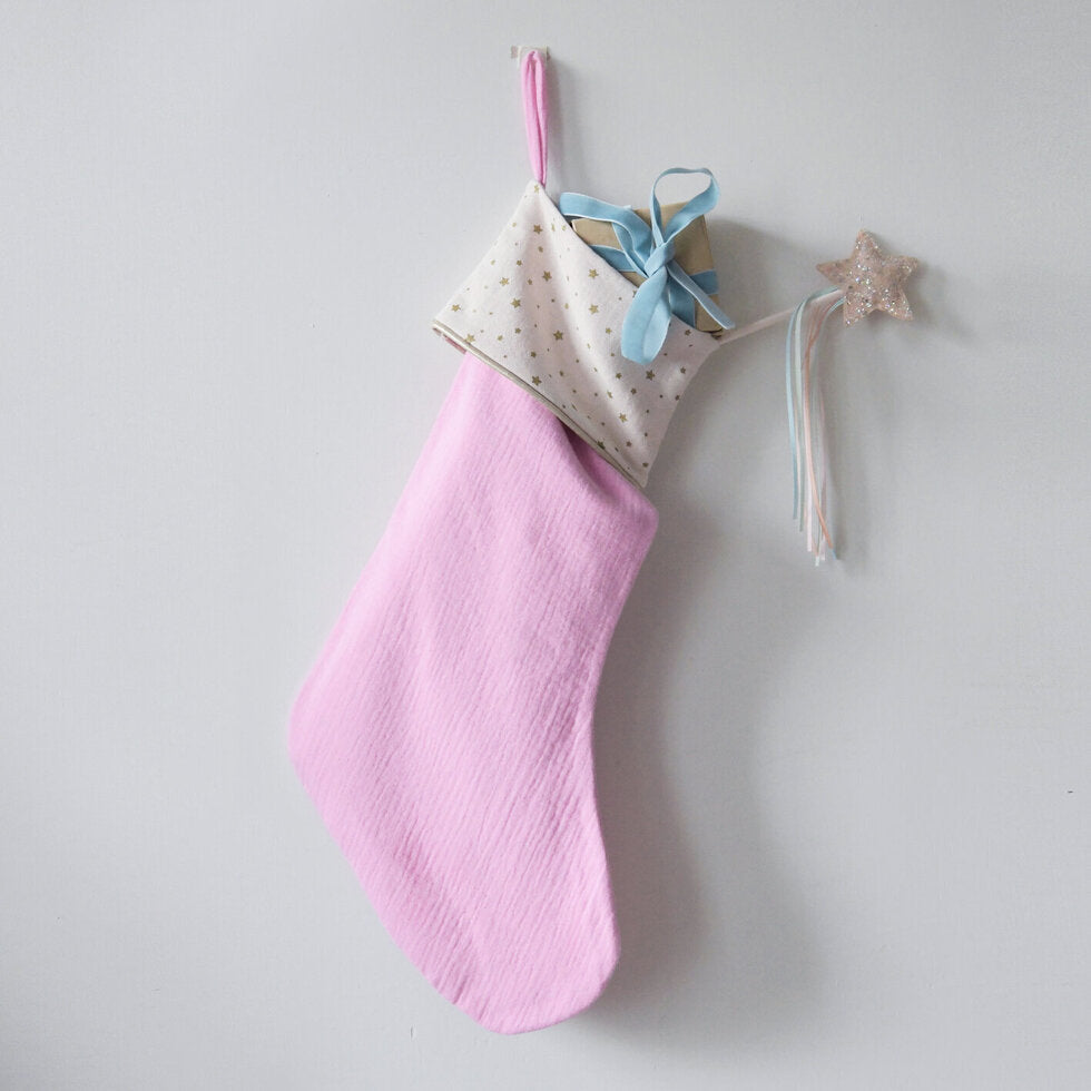 Rockahula Kids Starry Christmas Stocking Pink