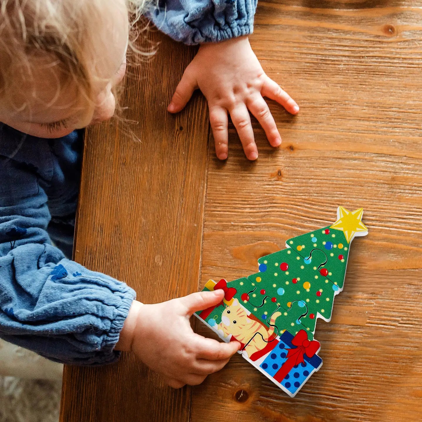 New! Christmas Tree Wooden Puzzle