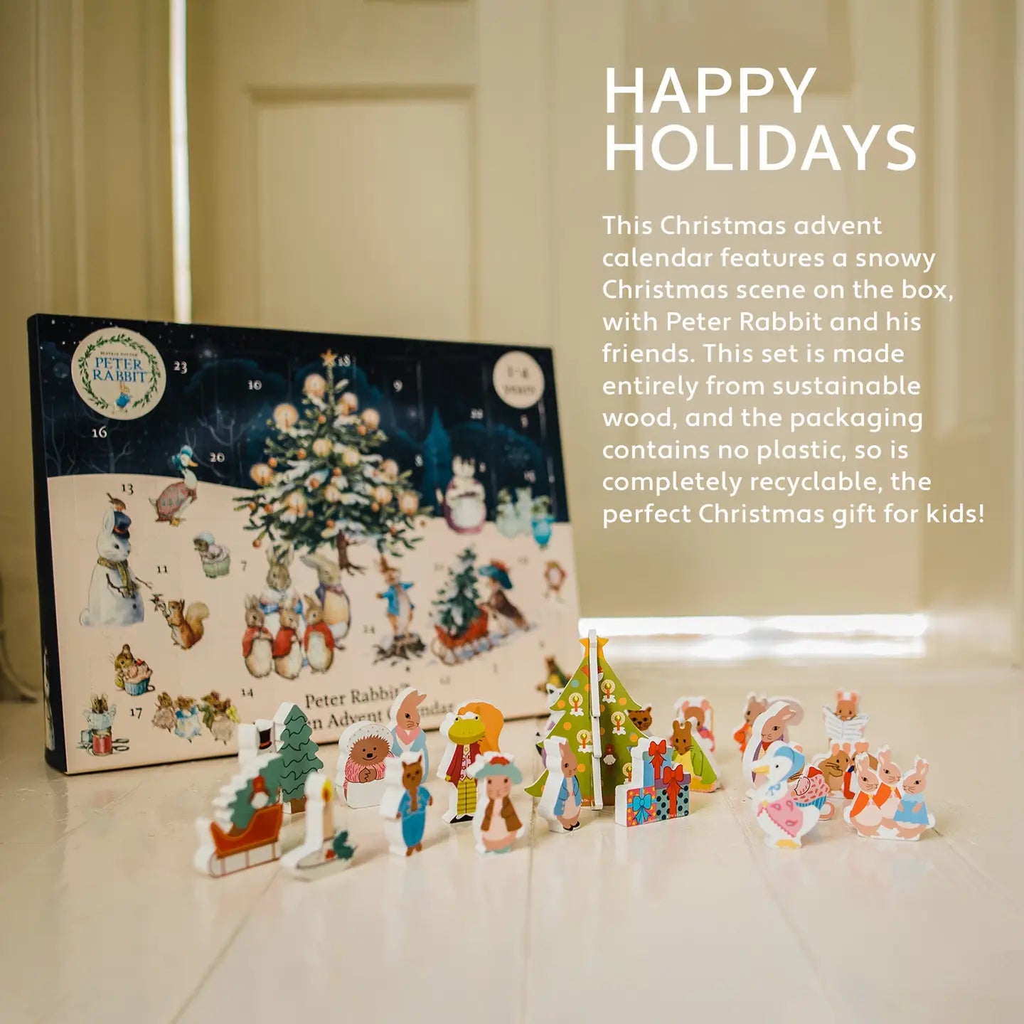 Peter Rabbit™ Wooden Advent Calendar