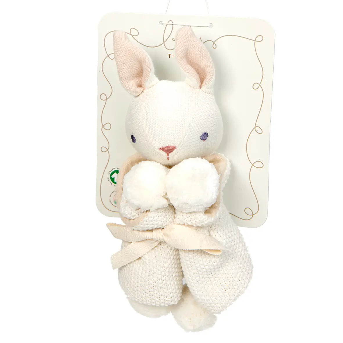 Baby Threadbare Cream Bunny Comforter