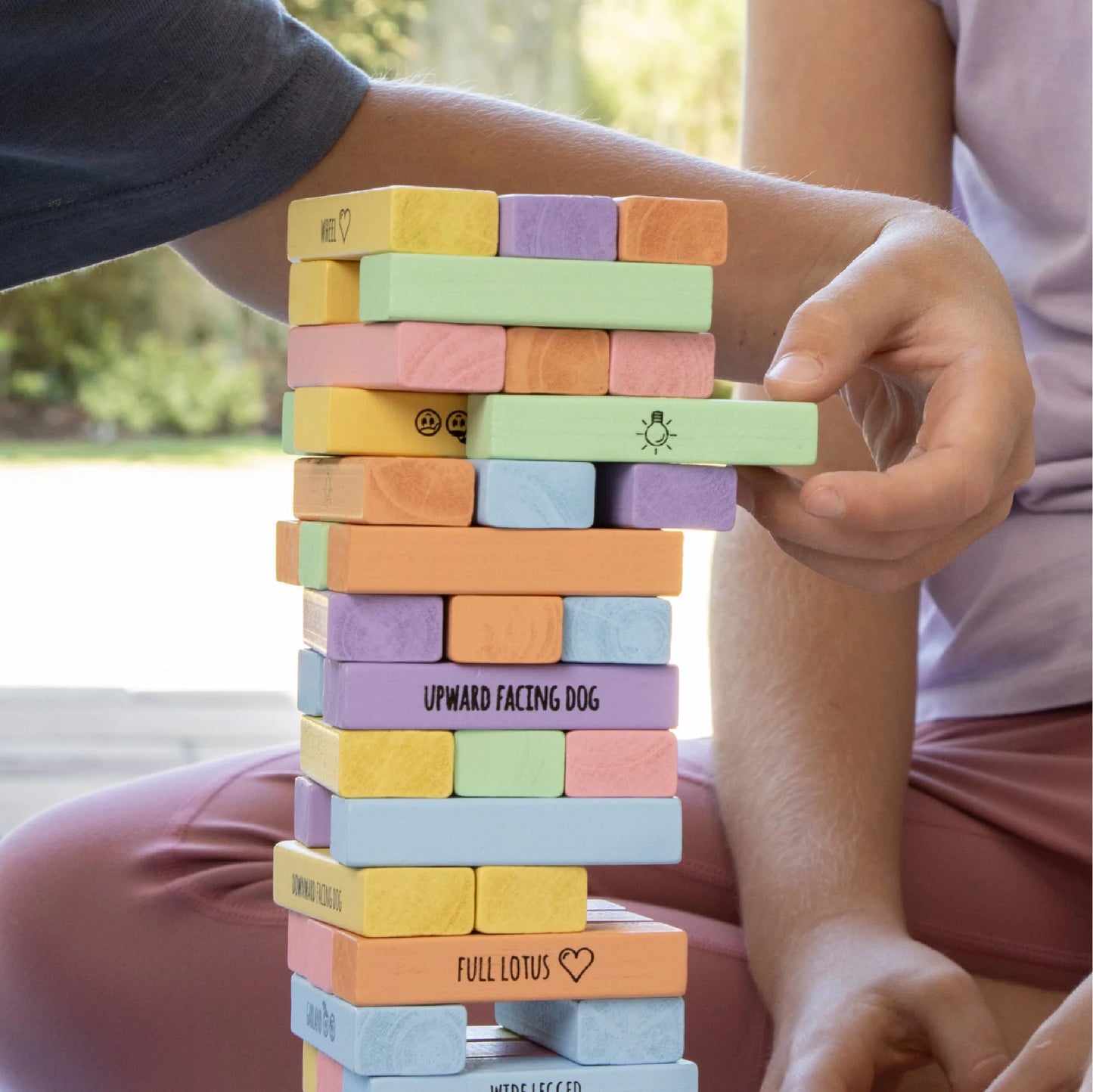 Wooden Yoga Tower