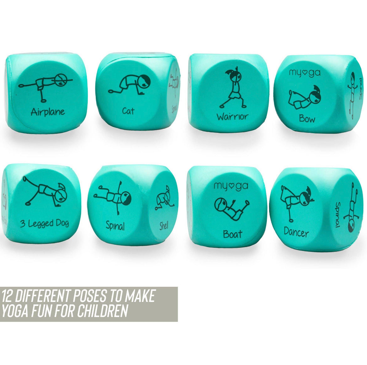 yoga dice for kids