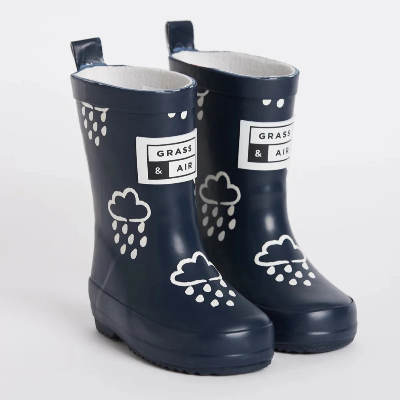 GRASS & AIR Colour Revealing Wellies - Navy